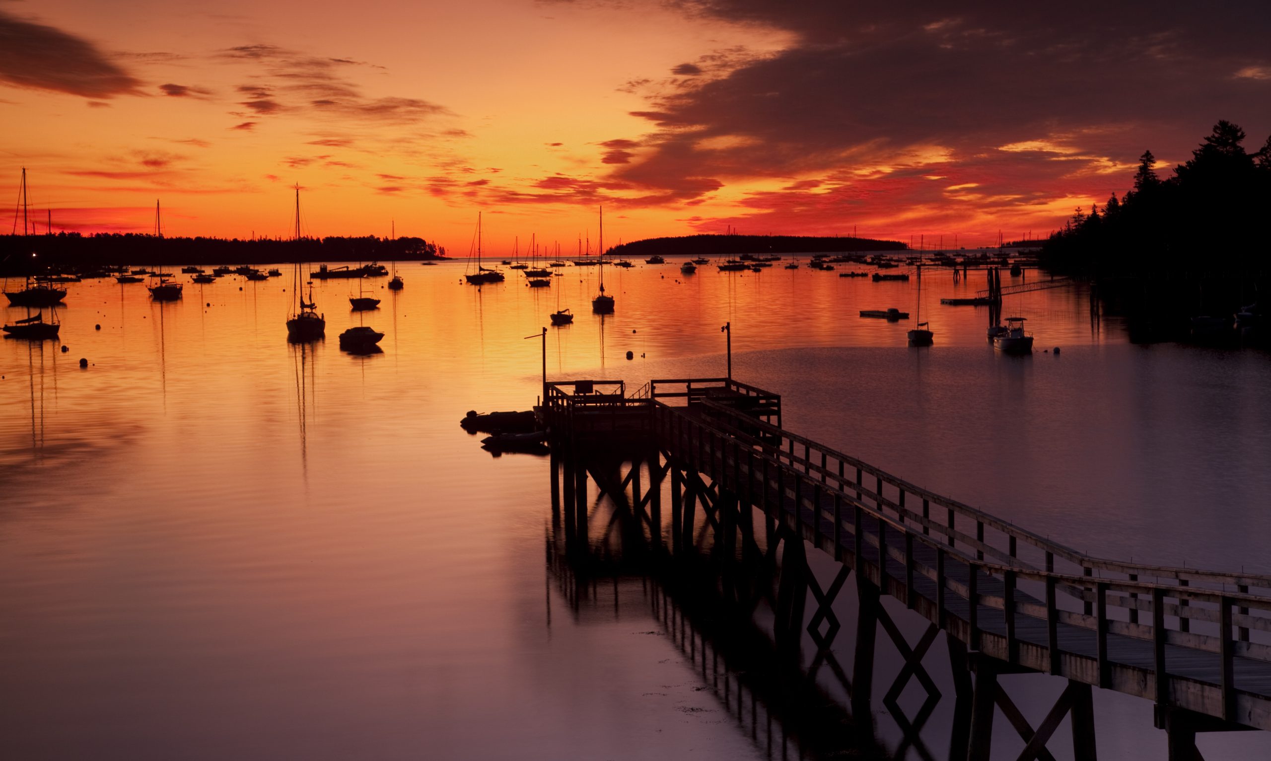Southwest Harbor Sunrise (user submitted)