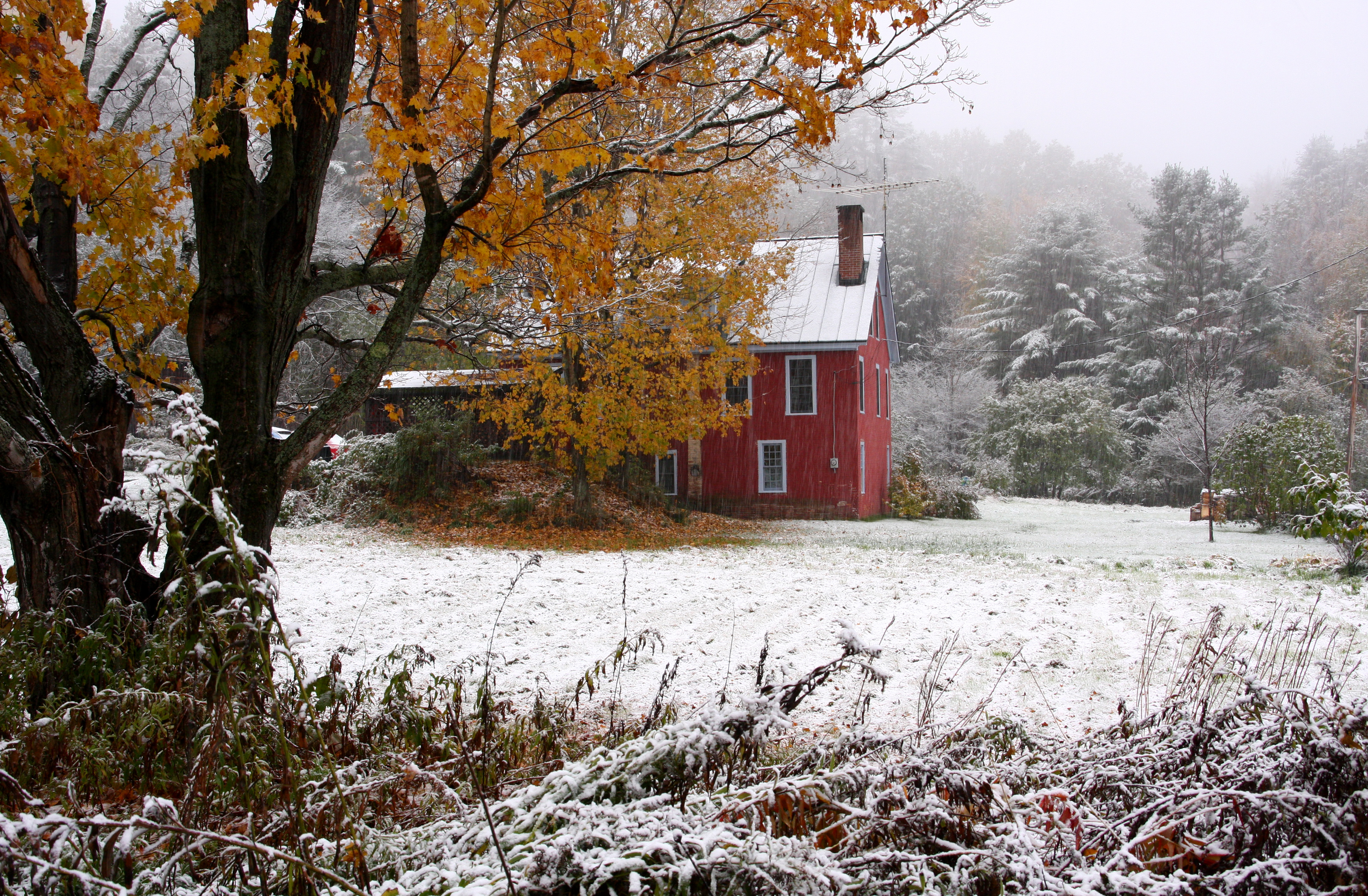 First Snow New England Today