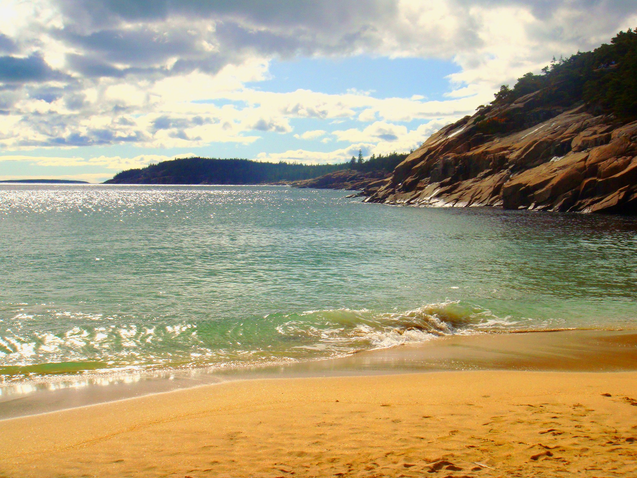Sand Beach (2) In Acadia (user submitted)