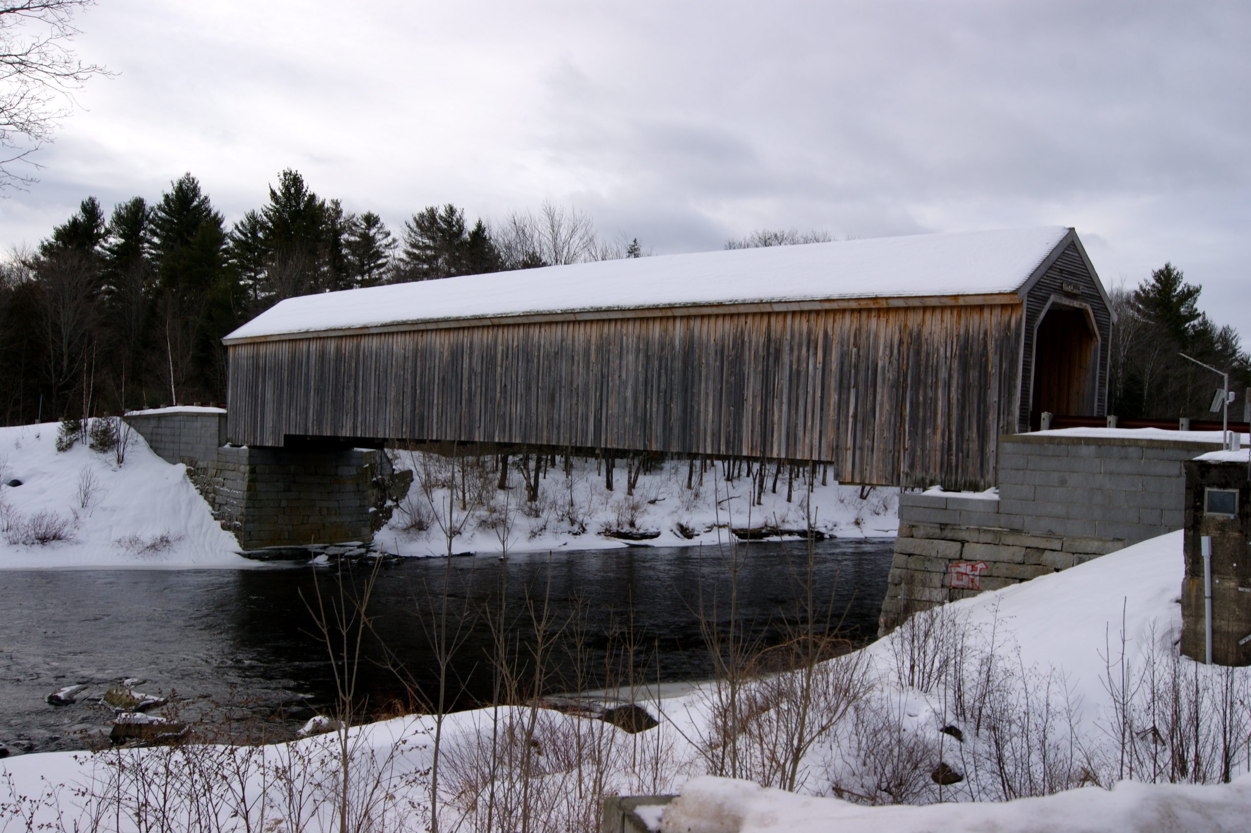 Covered Bridge In Maine (user submitted)