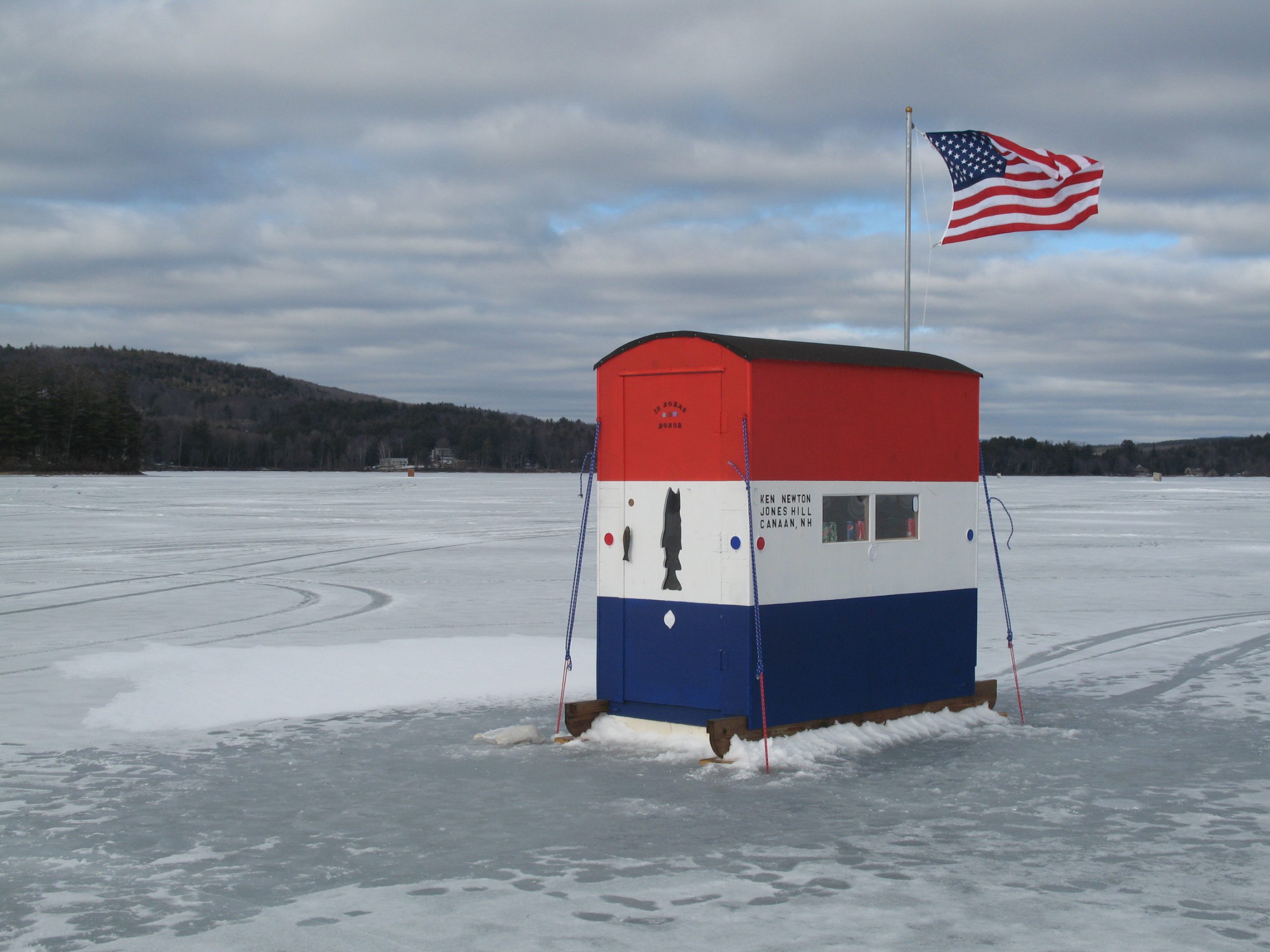 Old Glory On Crystal Lake (user submitted)