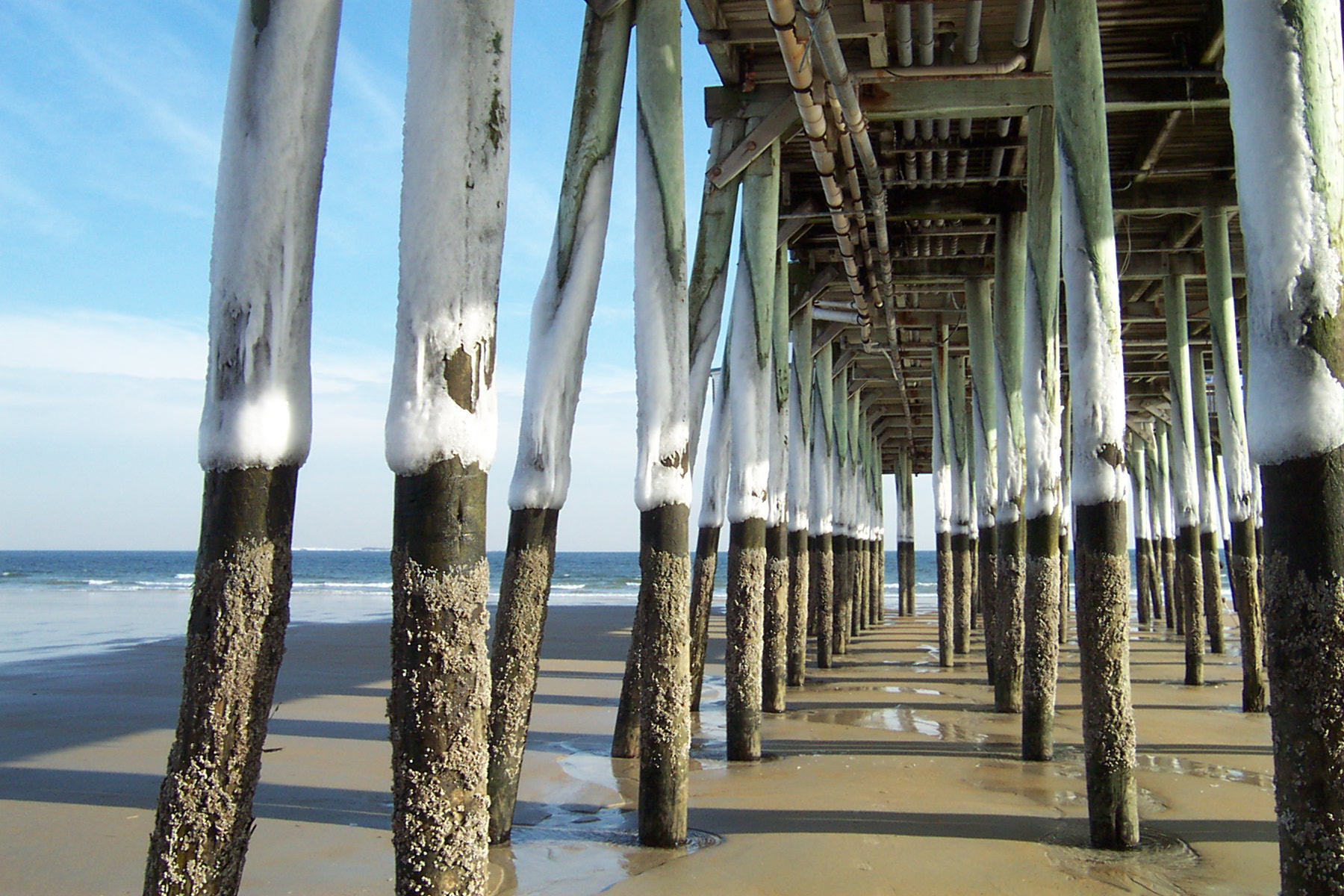 Under The Pier In Winter (user submitted)