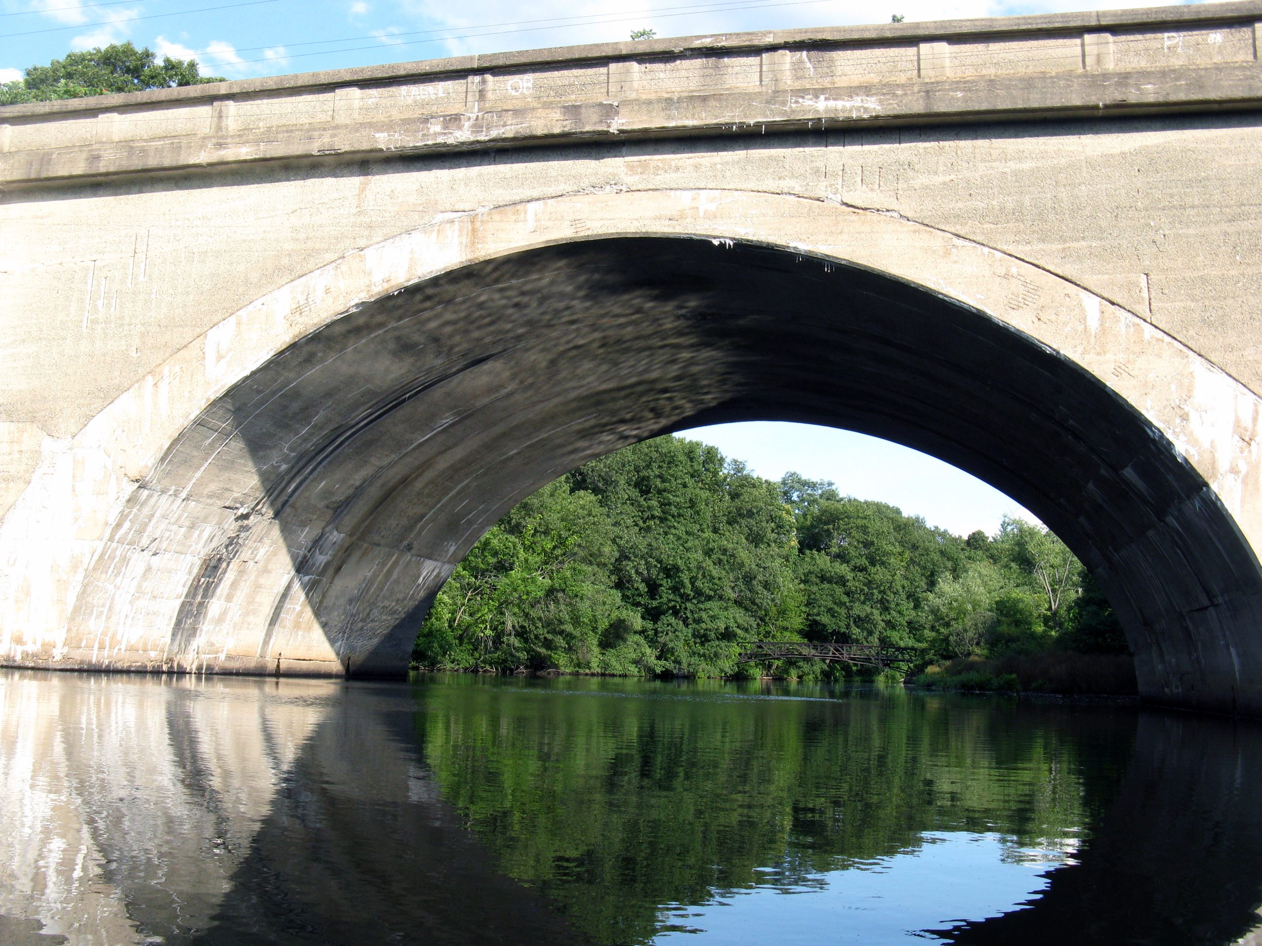 Railroad Bridge Over The Charles (user submitted)