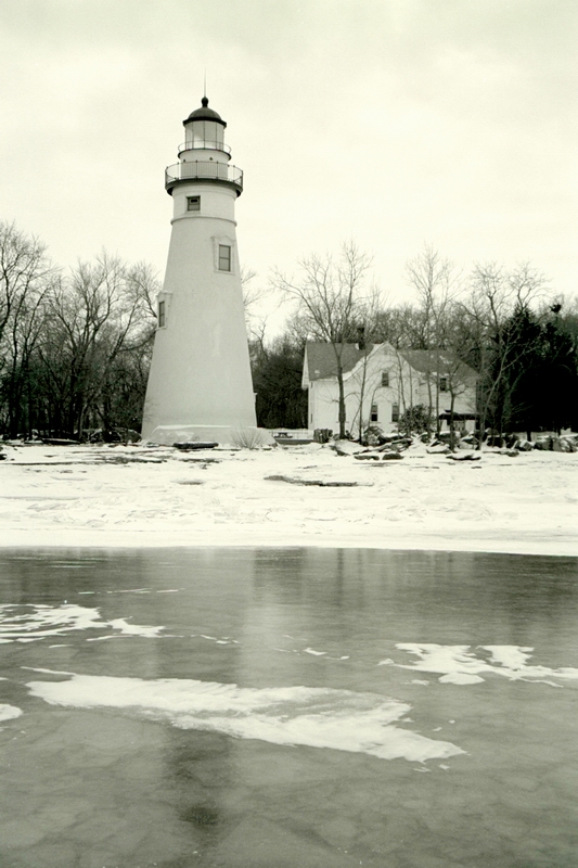 Lighthouse and Ice (user submitted)