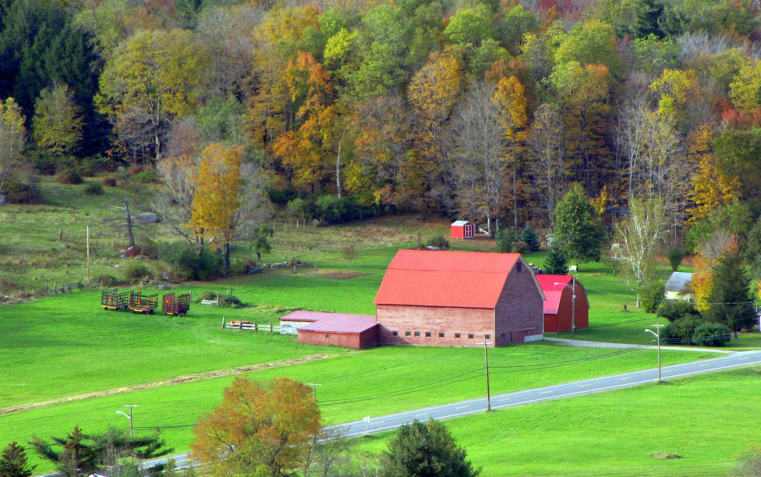 Barn In North Adams New England