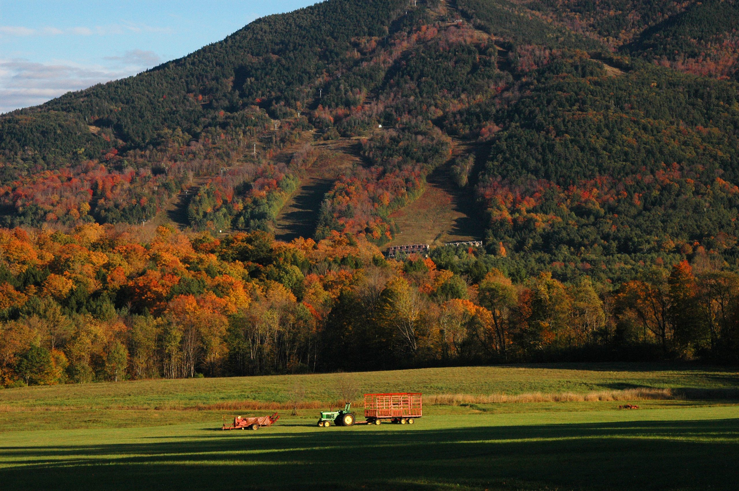 Tractor Below Mt. Ascutney (user submitted)