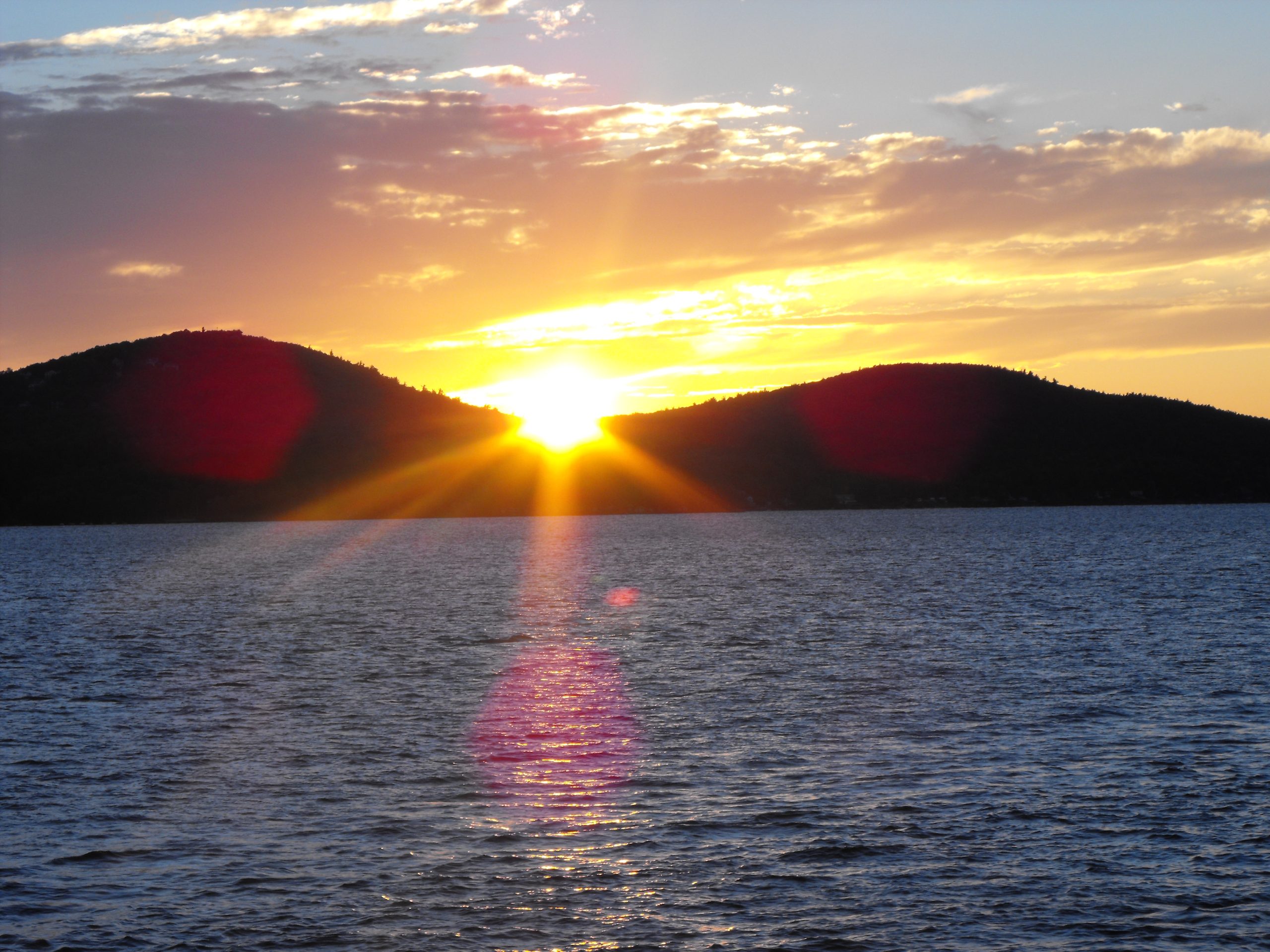 Sunset On Lake Winnipesaukee (user submitted)