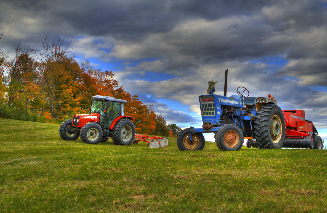 Tractors On Hill (user submitted)