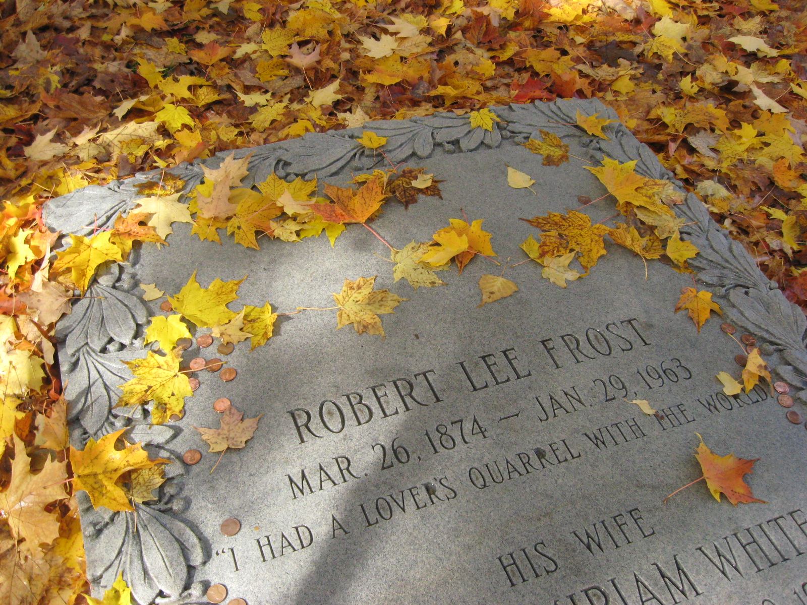 Robert Frost Gravesite (user submitted)