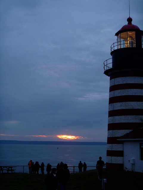 Sunrise At West Quoddy Head Lighthouse (user submitted)