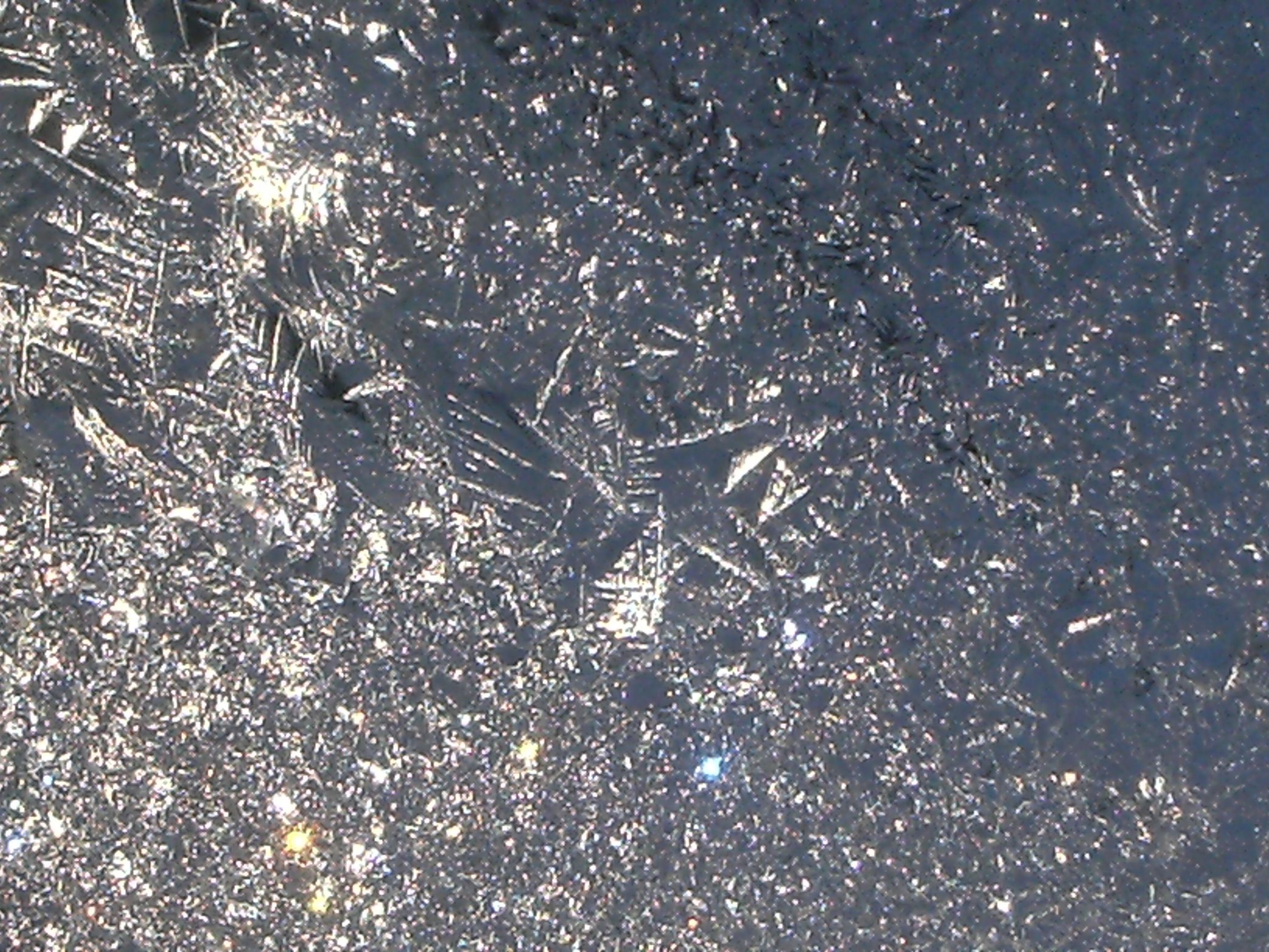 Sparkling Frost On Window (user submitted)