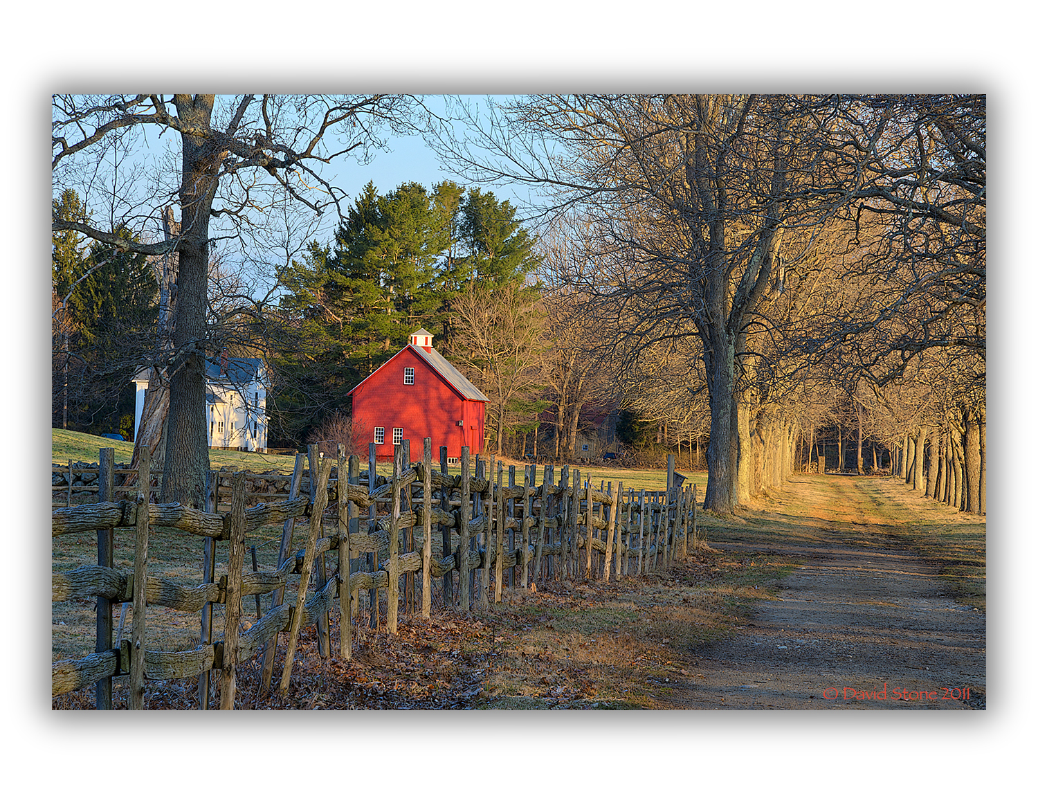 The Red Barn In April At Appleton Farm (user submitted)