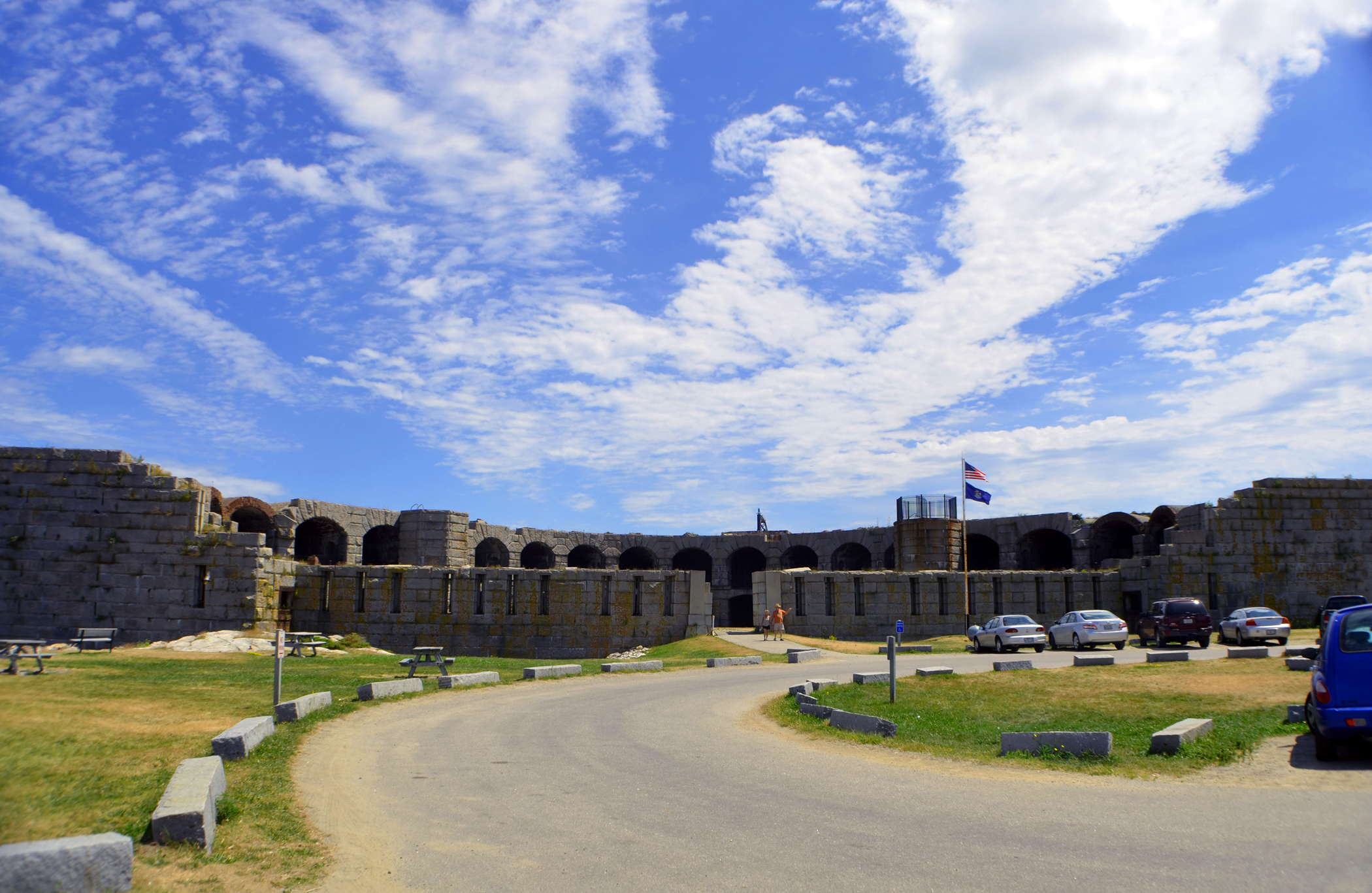 Exploring Fort Popham (user submitted)