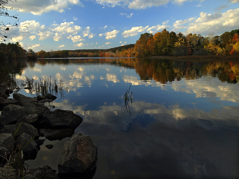 Eagleville Lake In Autumn (user submitted)