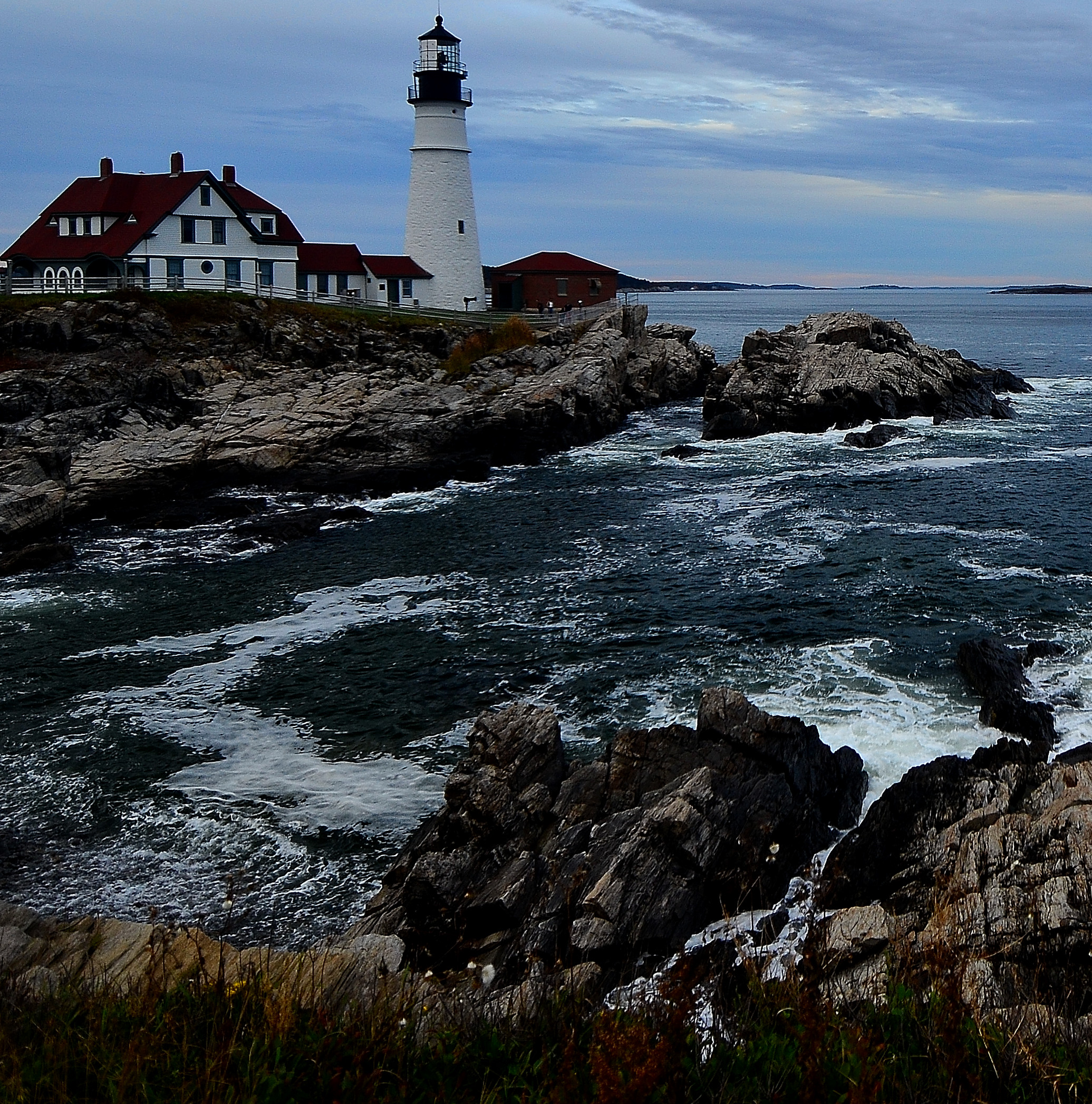 Sunset Portland Head Light (user submitted)