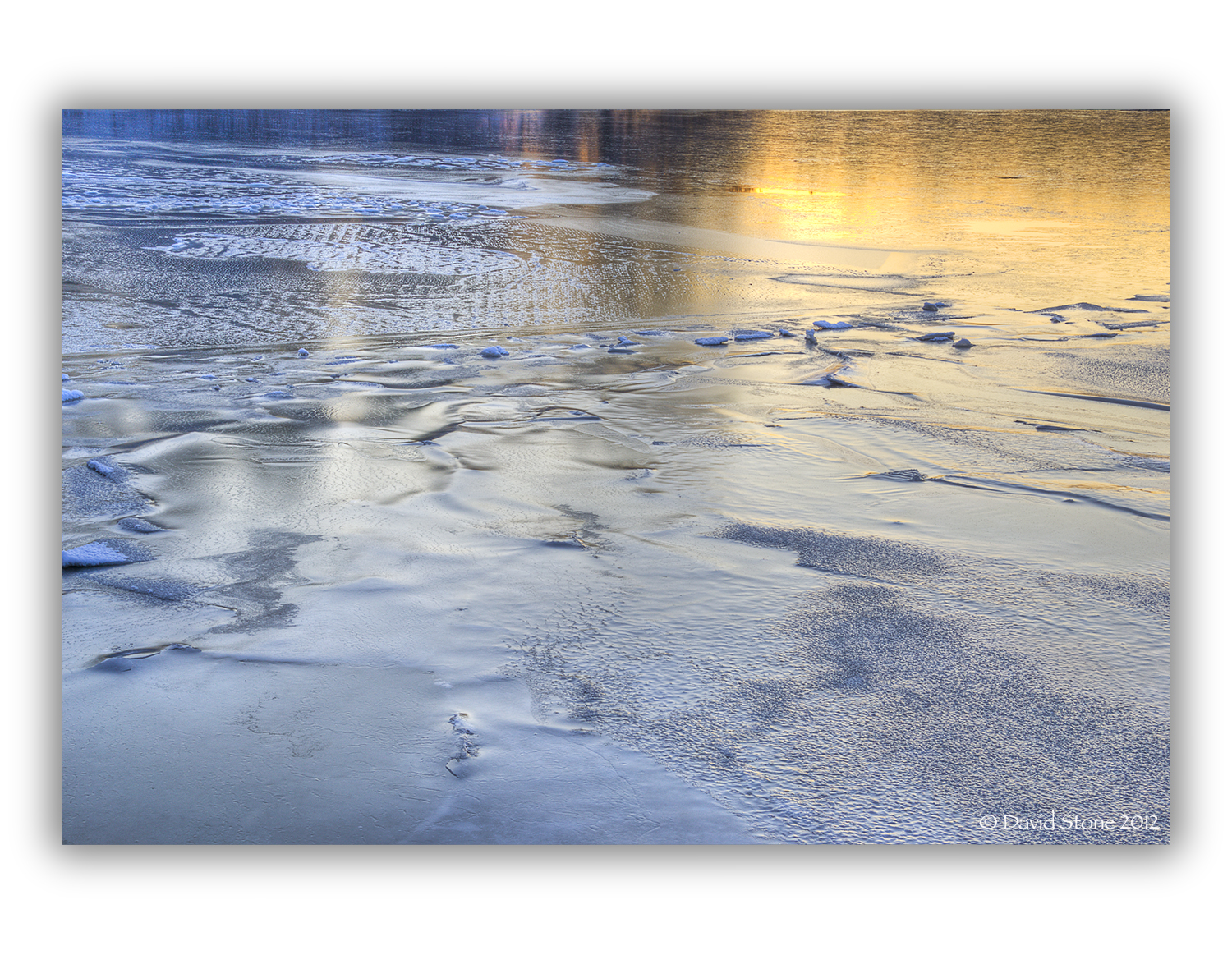Ipswich River Ice At Dawn (user submitted)