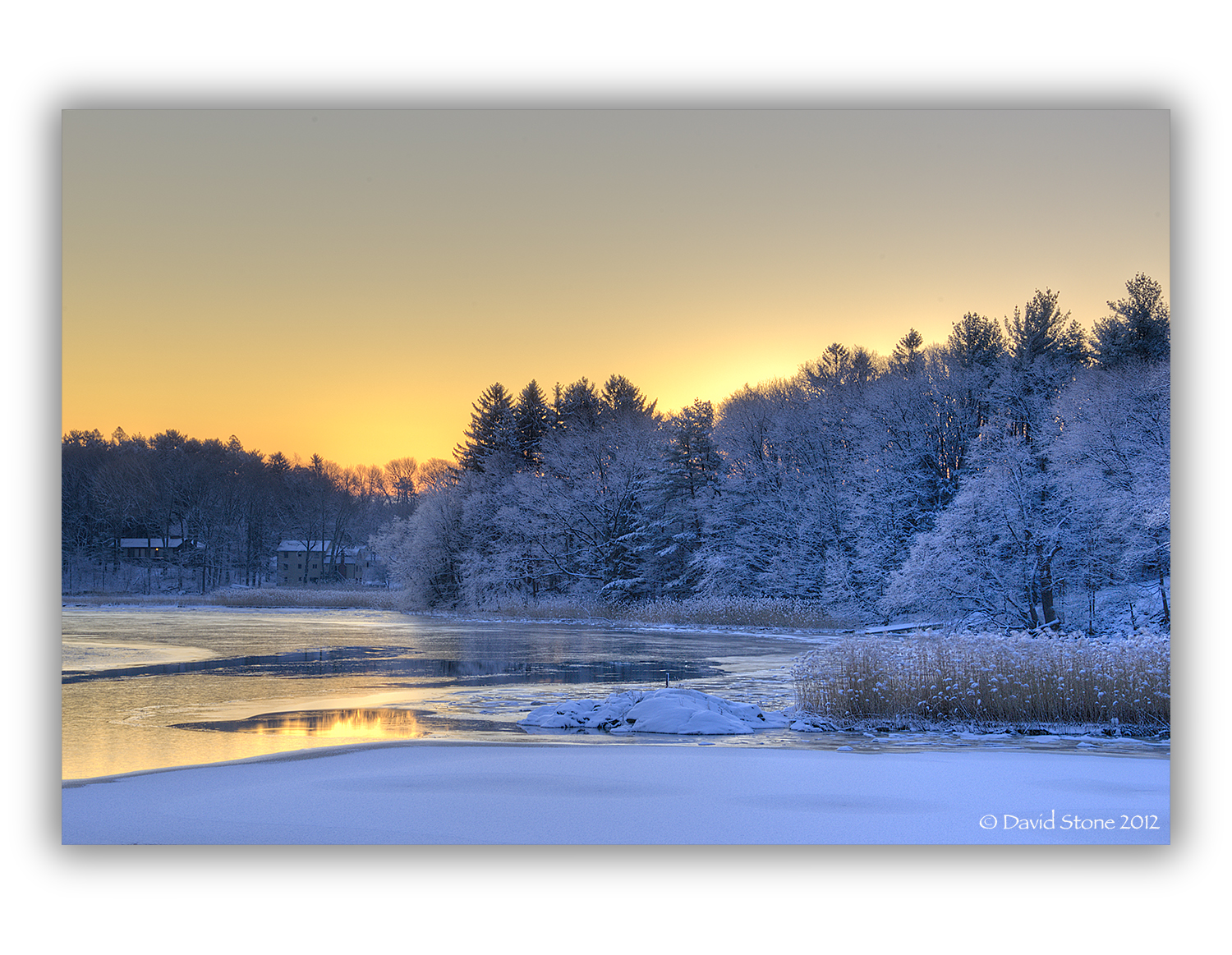 Winter Sunrise At Ipswich Town Landing (user submitted)