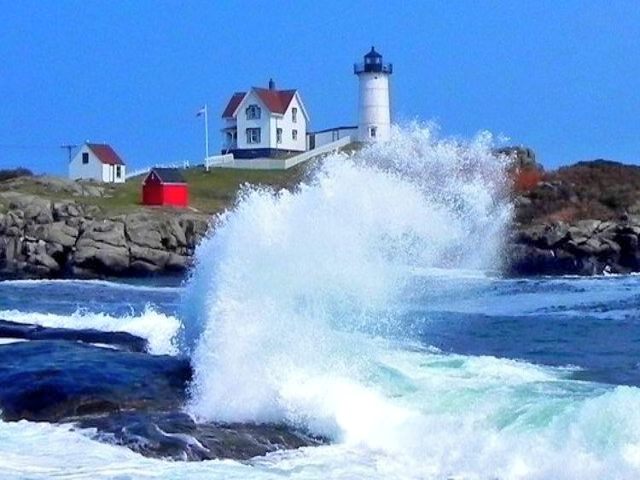 Cape Neddick Lighthouse In Maine (user submitted)