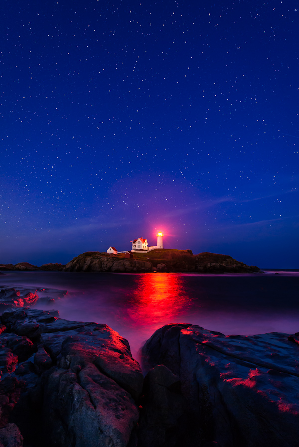 Night At Nubble Light (user submitted)