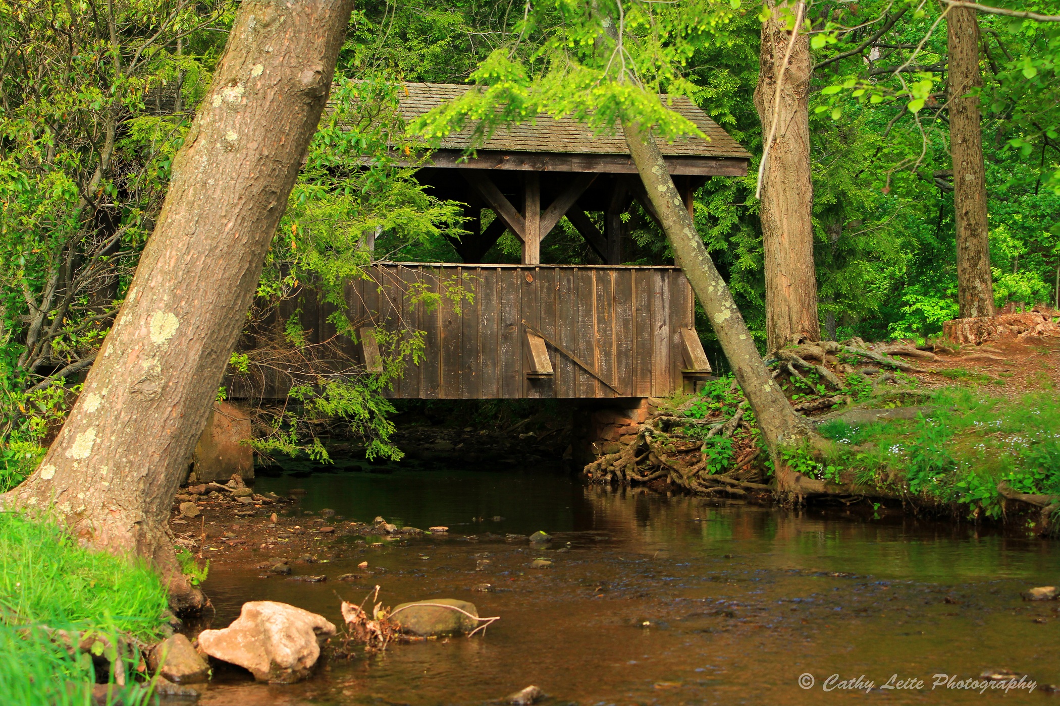 Covered Bridge On The River (user submitted)