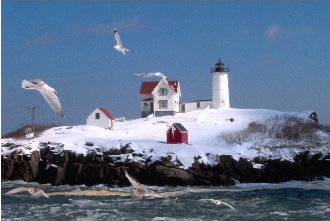 Winter At The Nubble