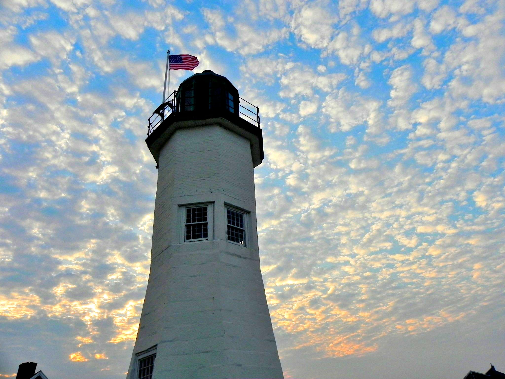 Scituate Lighthouse Just Prior To Sunset (user submitted)