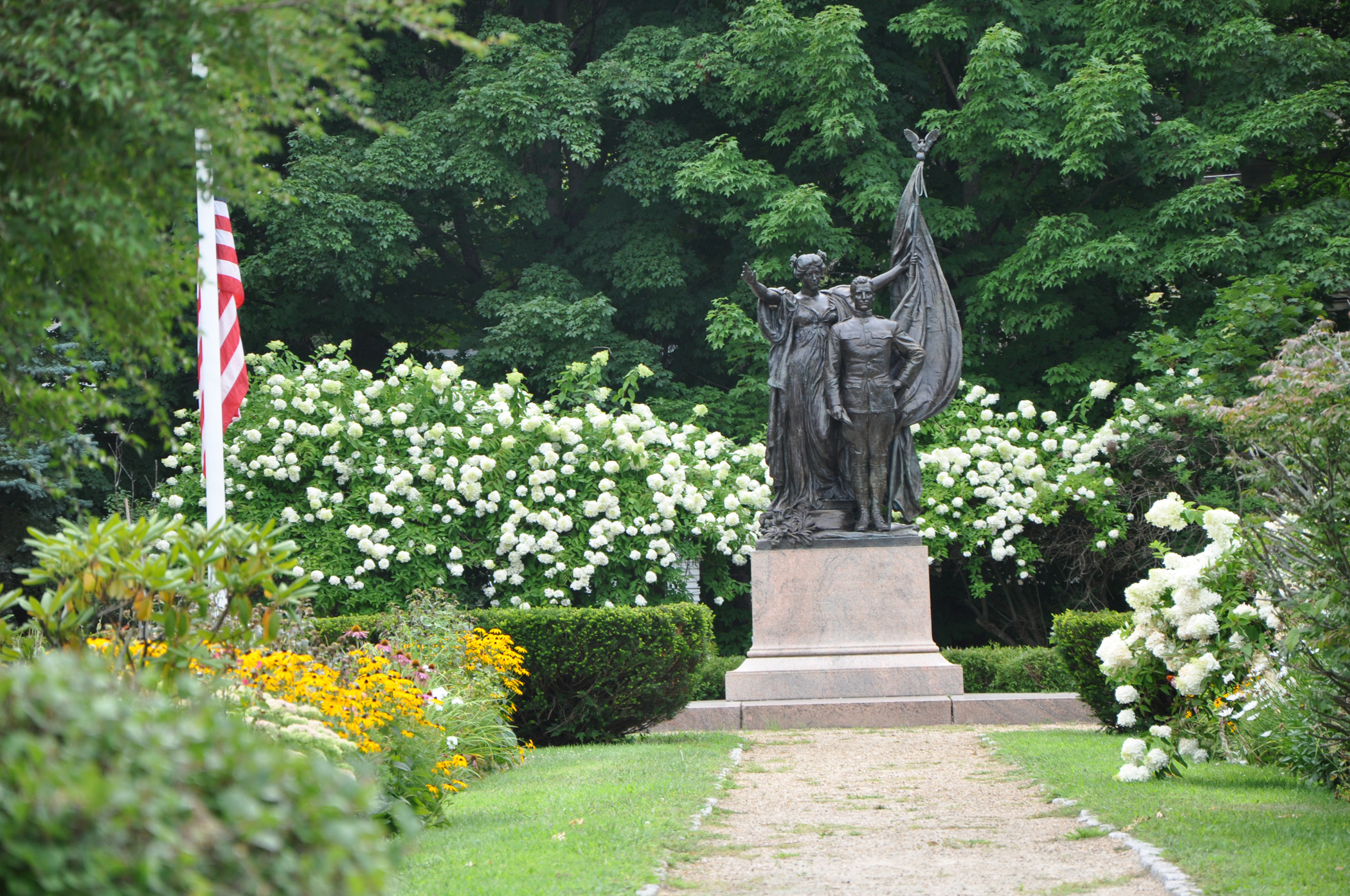 Daniel Chester French Statue In Gale Park (user submitted)