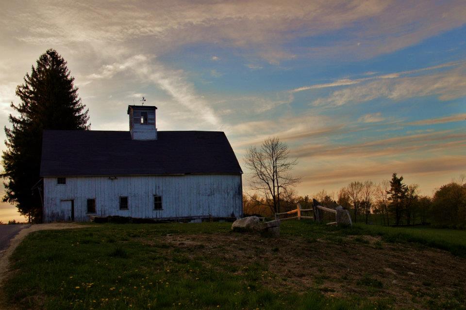Ashby Barn At Sunset (user submitted)
