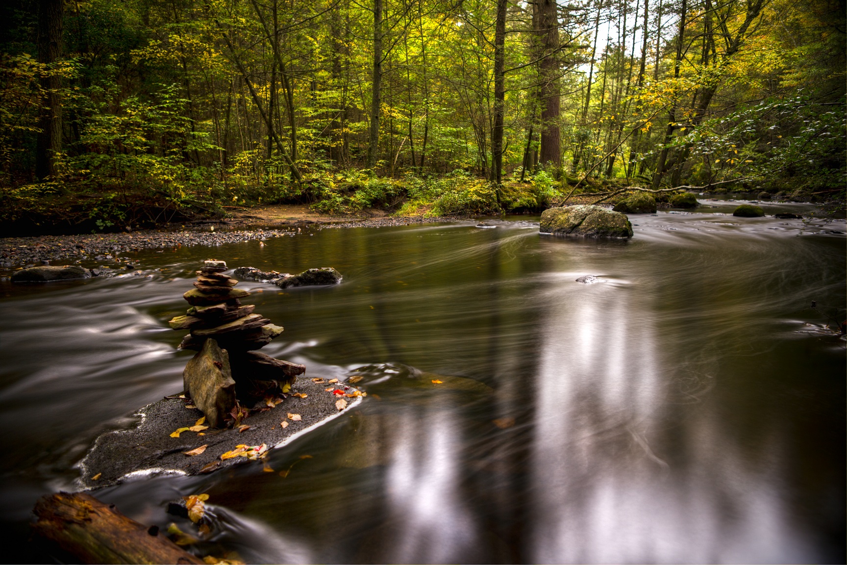 Slow Exposure Stream, Devils Hopyard State Park (user submitted)