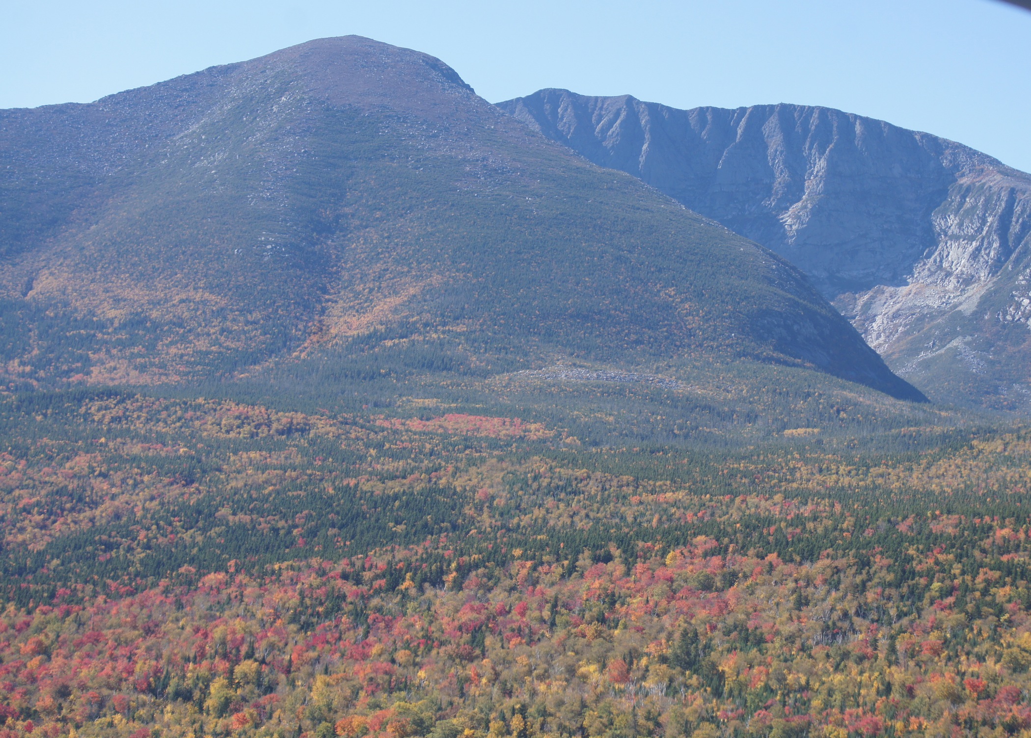 Foliage Over Katahdin (user submitted)