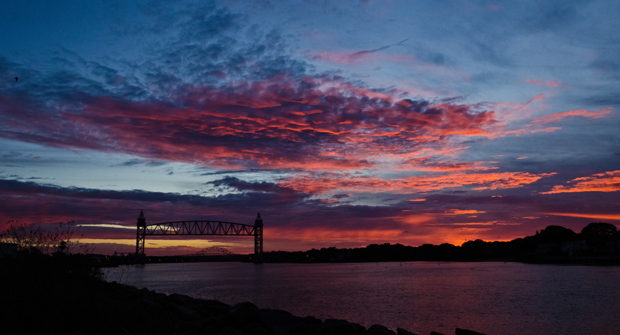 Cape Cod Canal Pre Sunrise Light. (user submitted)