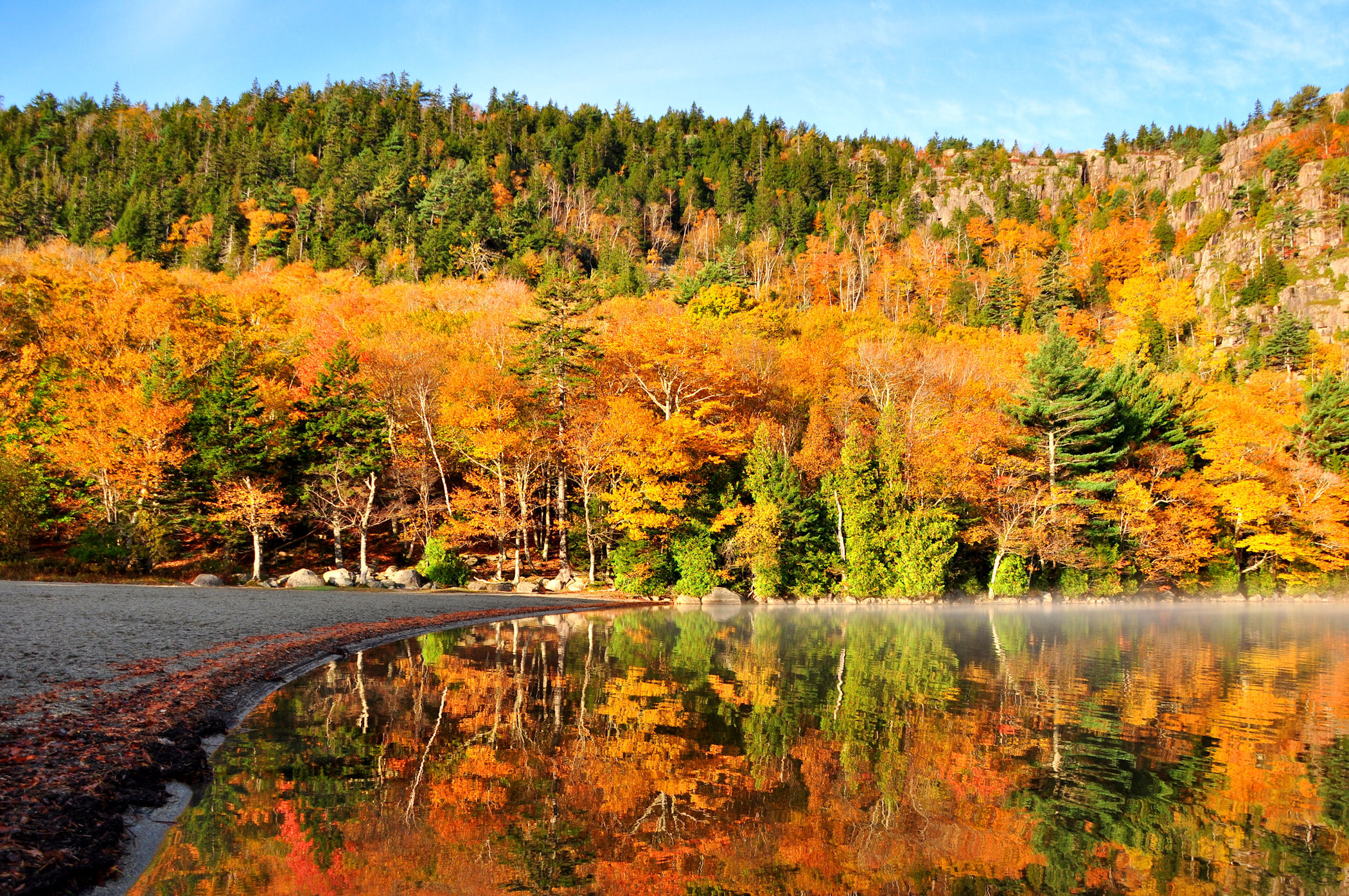 Echo Lake In The Fall (user submitted)