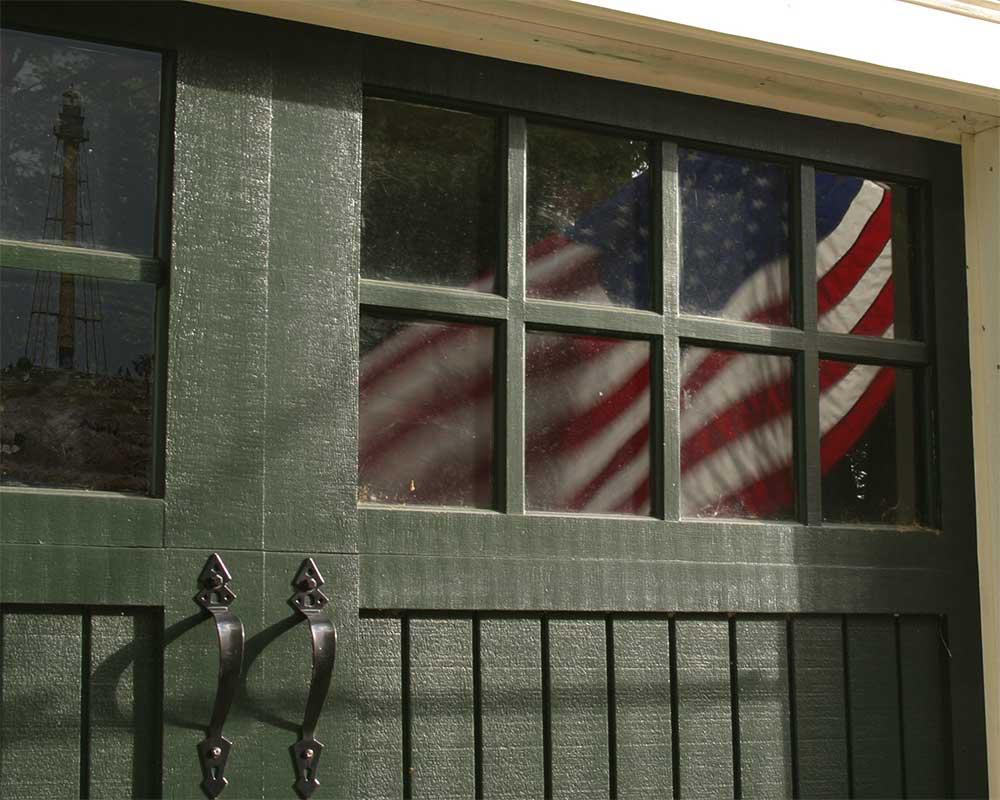 Flag Reflection in Window (user submitted)