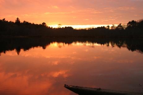 Sunset on Rock Pond (user submitted)