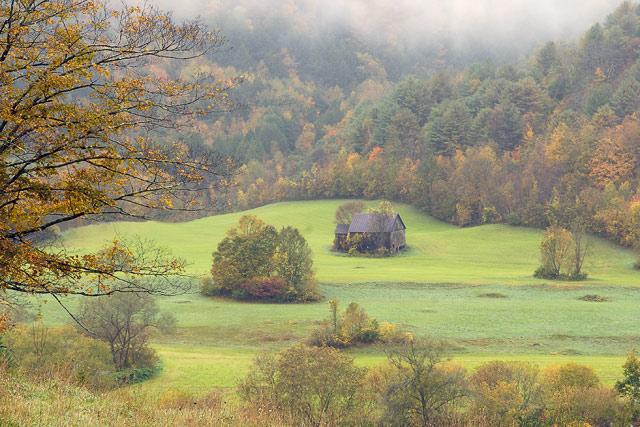Barn in the Mist (user submitted)