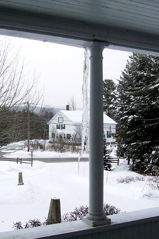 Wintry Country View from Porch (user submitted)