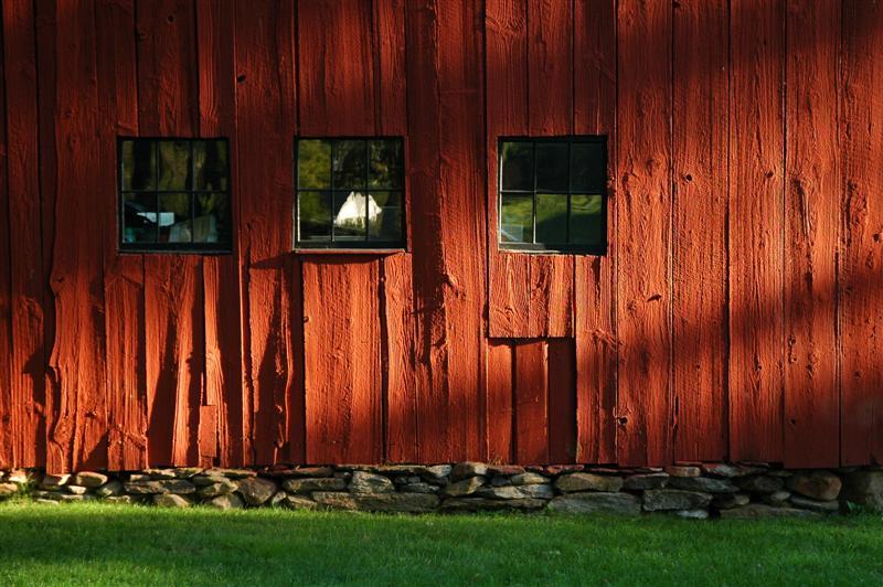 Morning Reflections On A Barn In Chester, Vermont (user submitted)