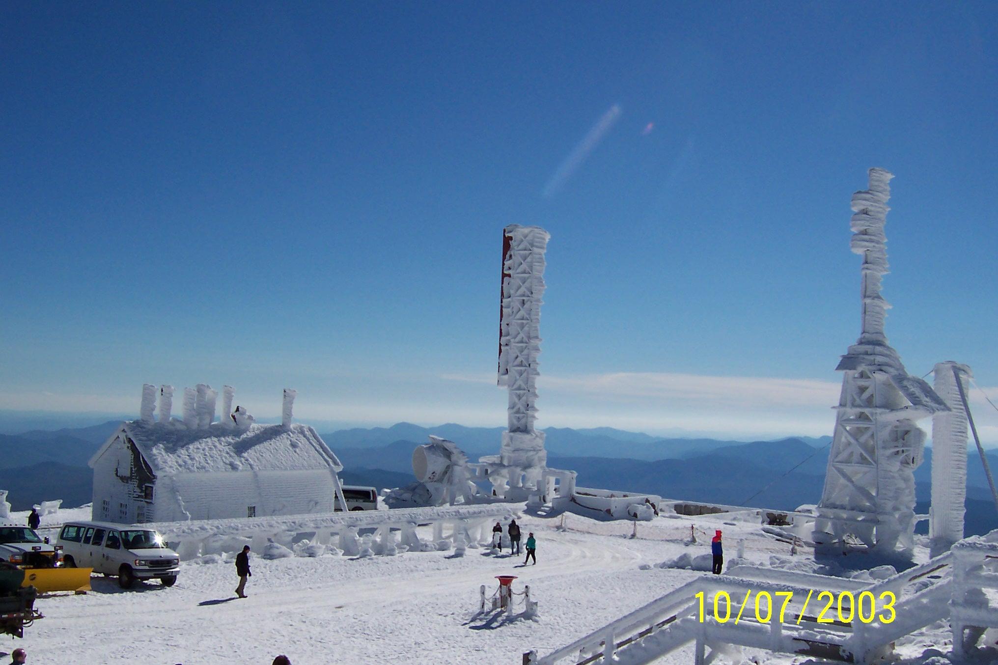 Snow On Mt. Washington (user submitted)