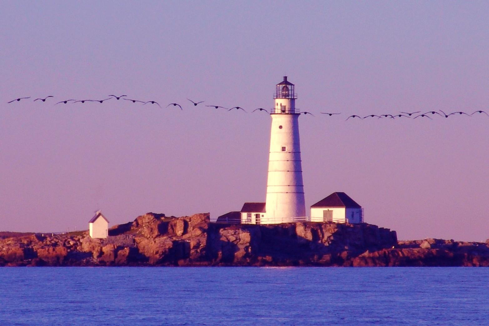 Boston Light Evening (user submitted)