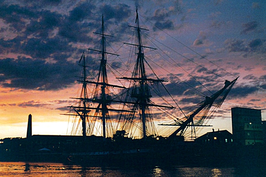 Old Ironsides At Dusk (user submitted)