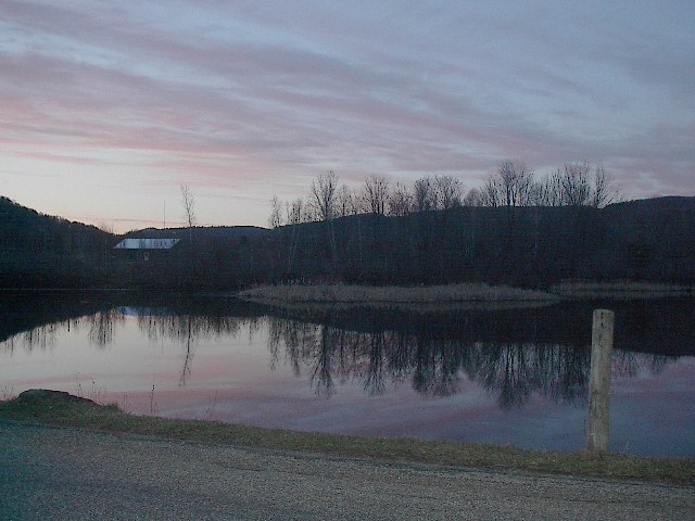 Pond at dusk (user submitted)