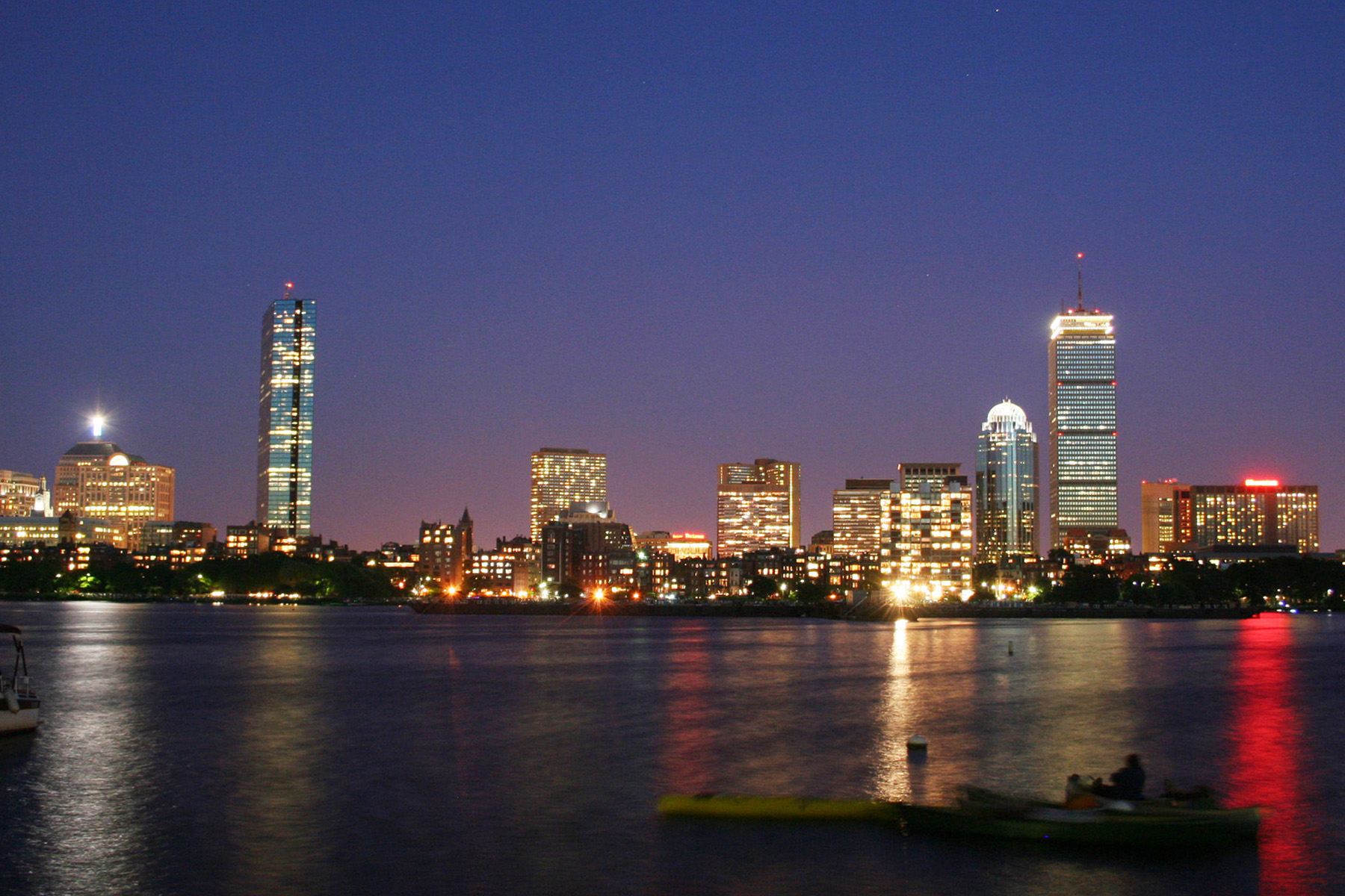 Boston at Night (user submitted)