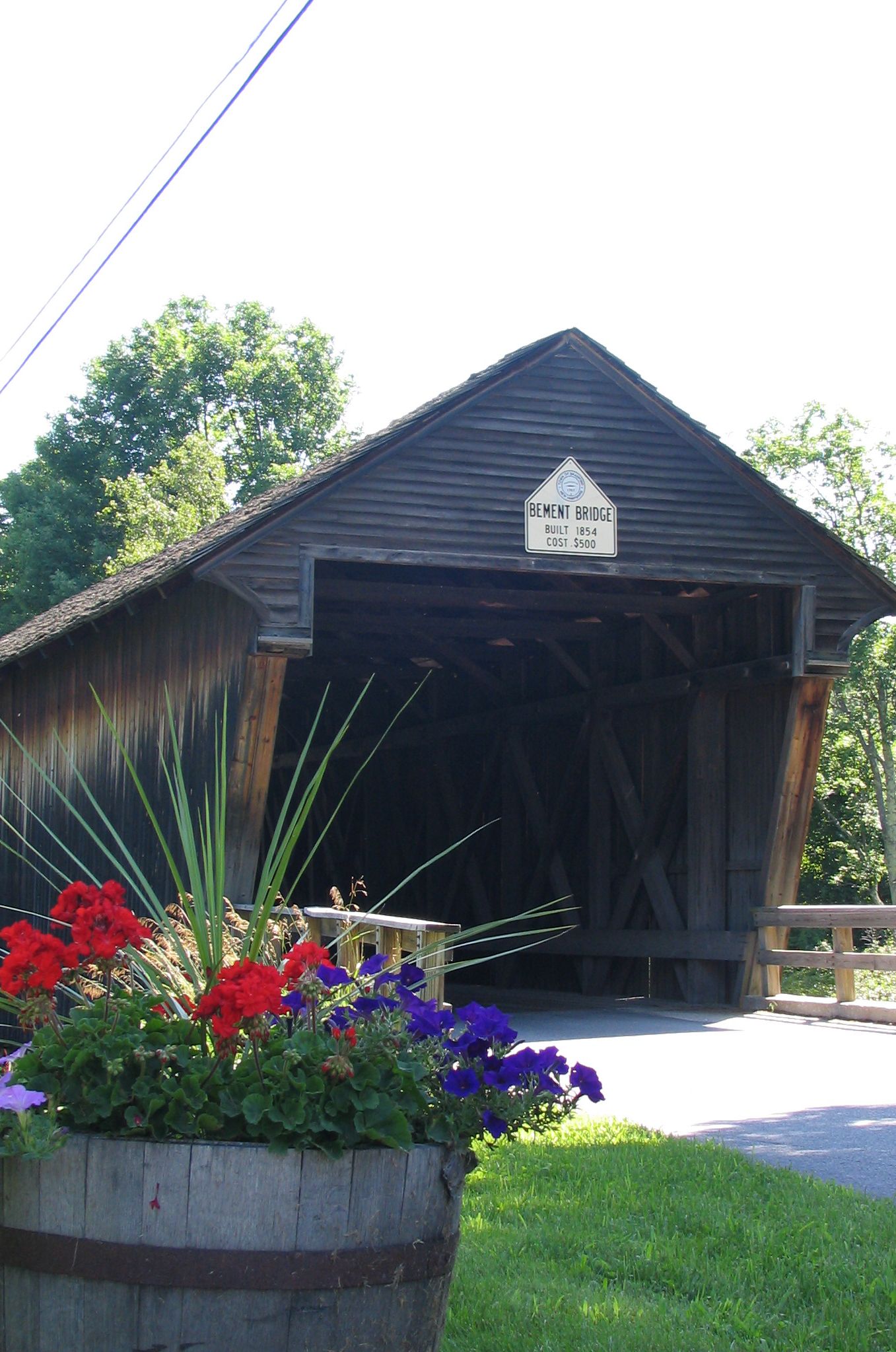 Covered Bridge in Summer (user submitted)
