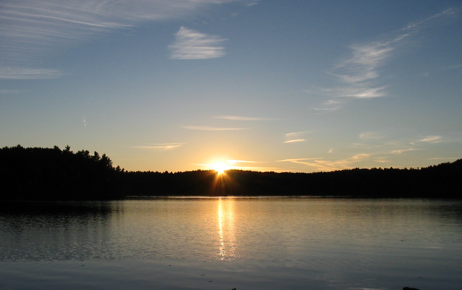 Walden Pond Sunset (user submitted)