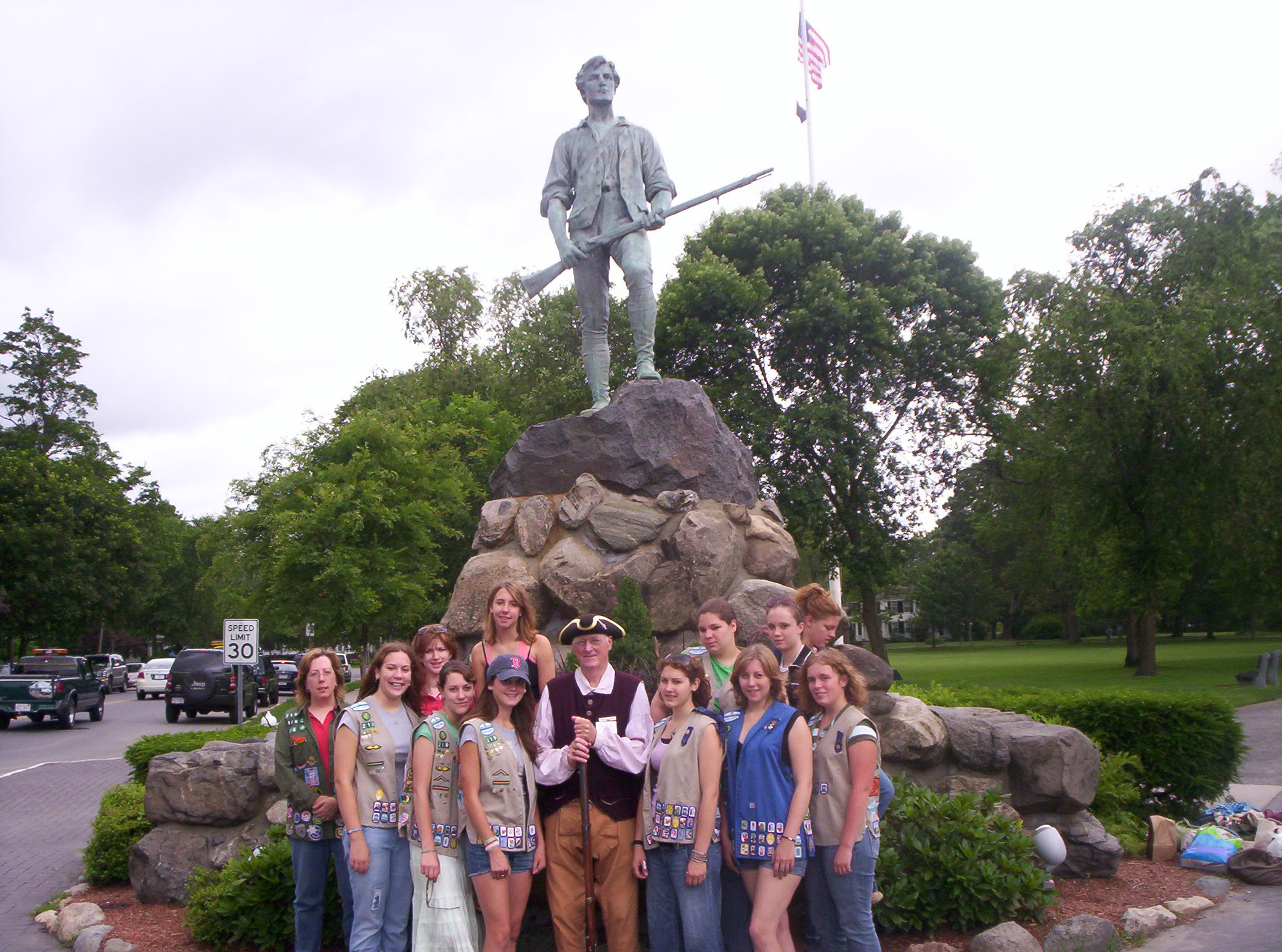 Senior Girl Scout Troop 219 Loves MA History (user submitted)