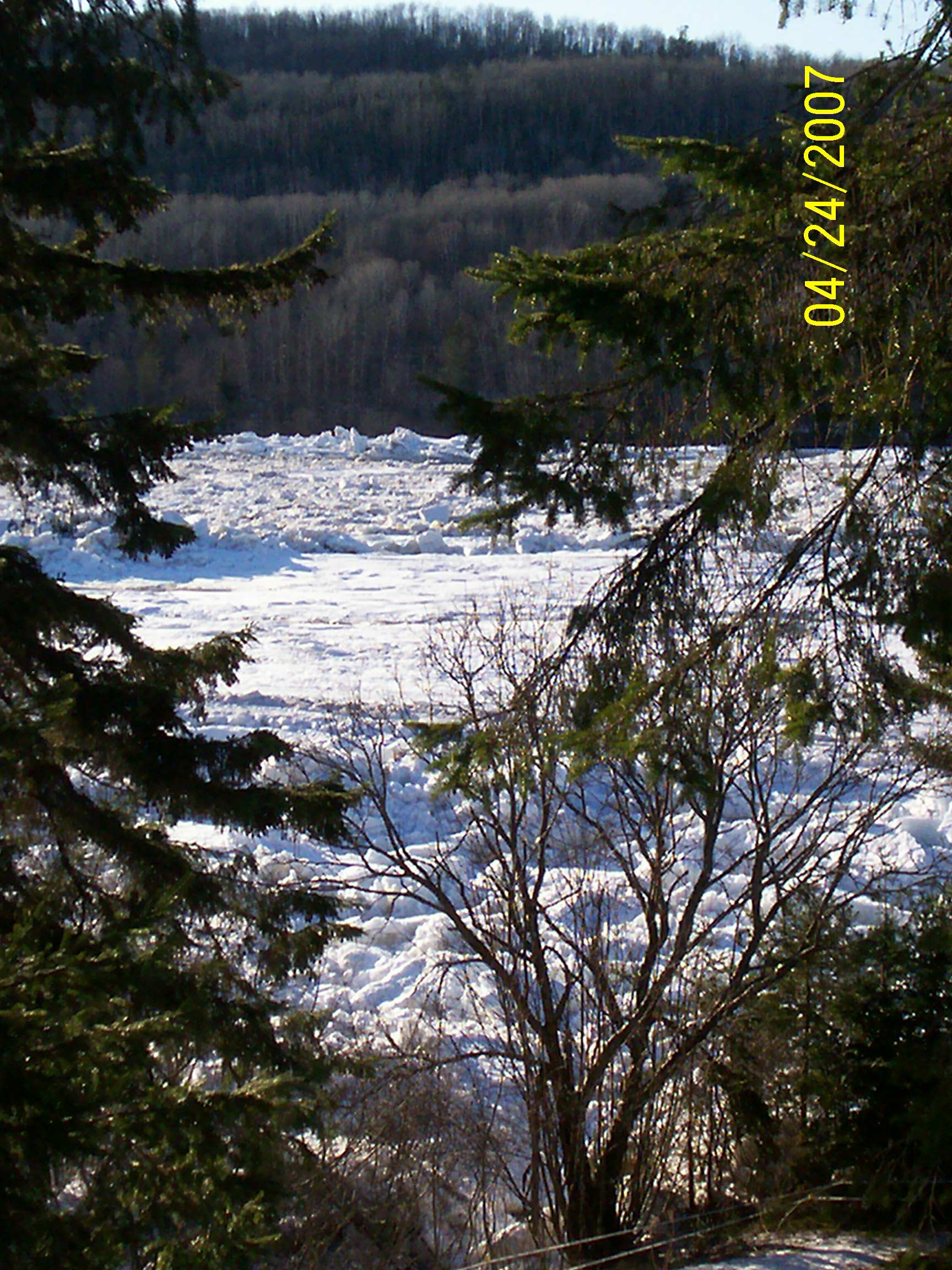 Ice out on the St. John River (user submitted)