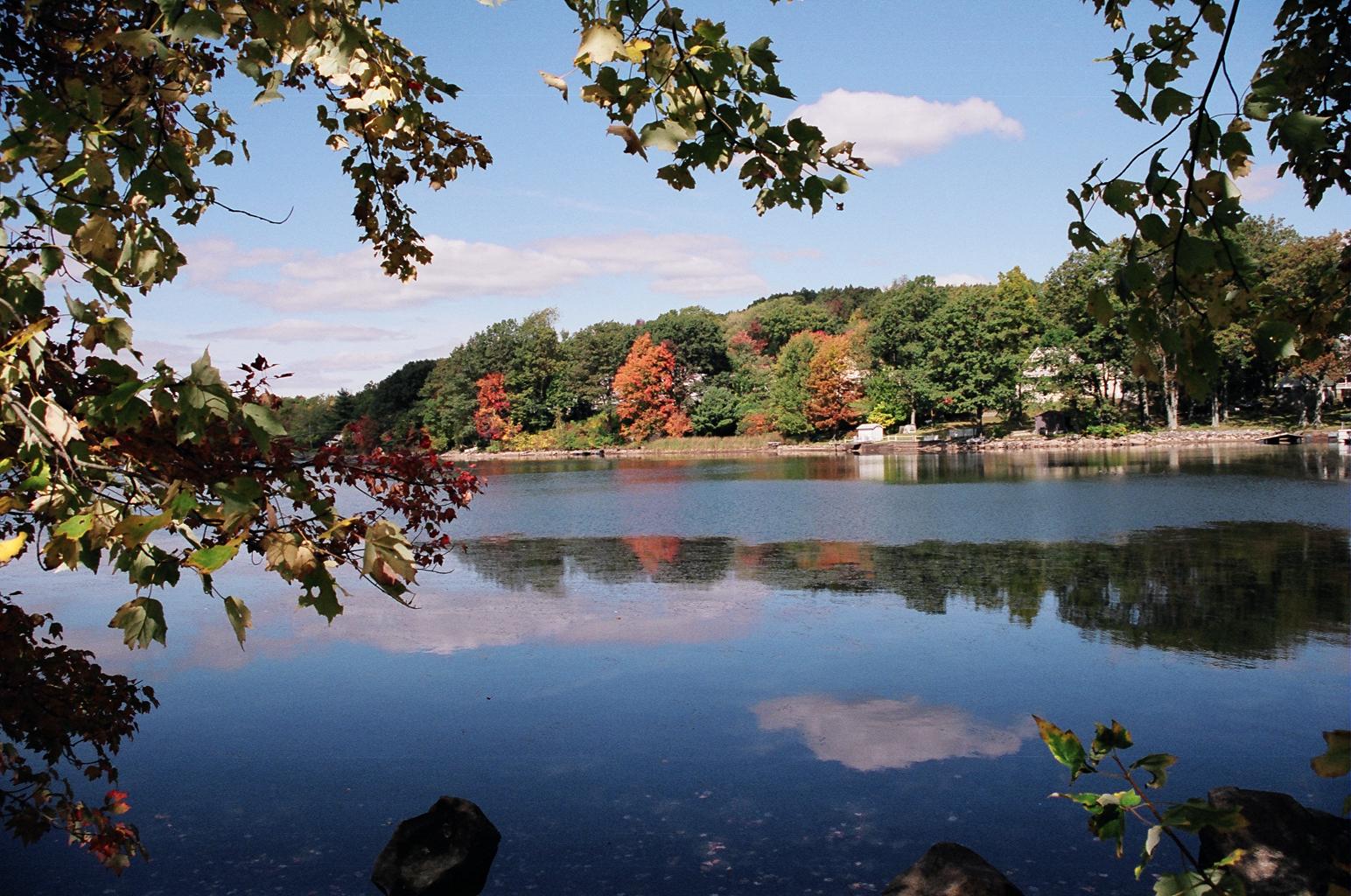 Fall on Darkbrook Pond (user submitted)