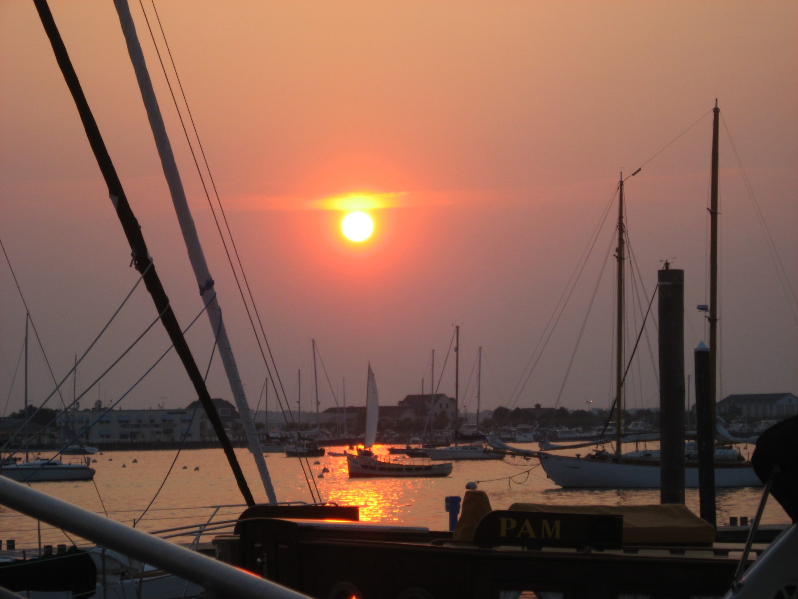 Sunset on Newport harbor (user submitted)