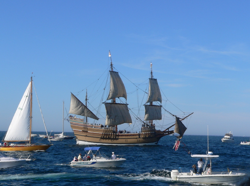 Mayflower II Out to Sea (user submitted)