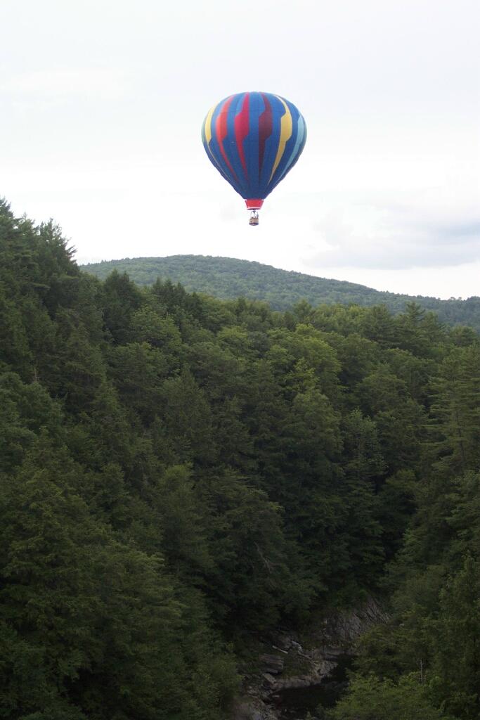 Balloon Over Quechee Gorge (user submitted)